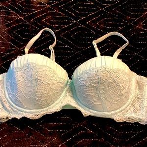 Teal AdoreMe push-up bra with removable straps